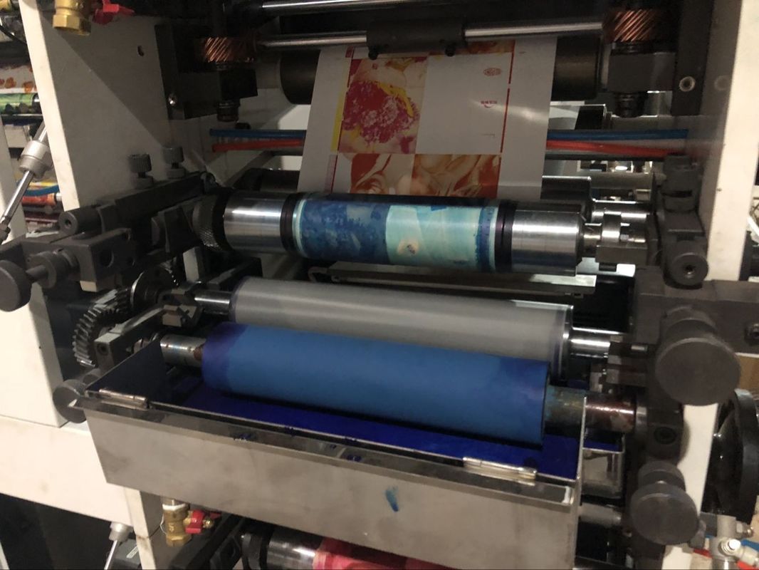 6개의 색깔 플렉소 상표 인쇄기, 520mm Pvc 스티커 인쇄기
